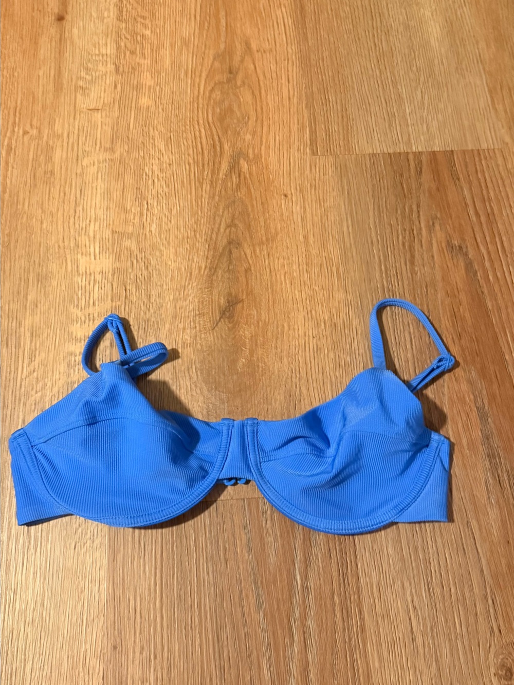 One one swim Blue Underwire Bikini Top